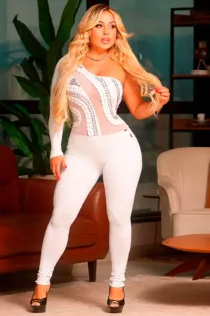 White Crystal Jumpsuit