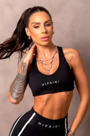 Top Summertime Preto Com Silk