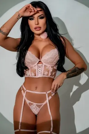 Misia Pink Cropped Set