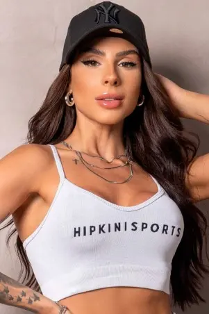 Top Seamless Elevate White Mixed