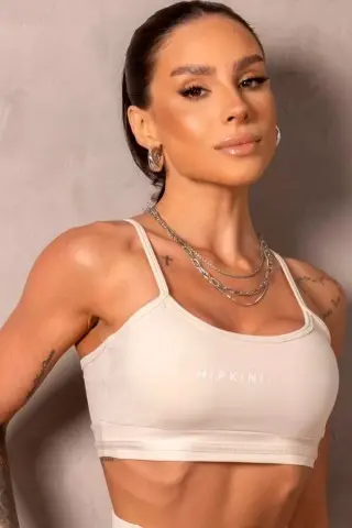 Top Smash Off-White Com Silk