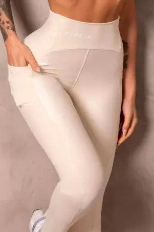 Legging Smash Off-White Com Silk S/E