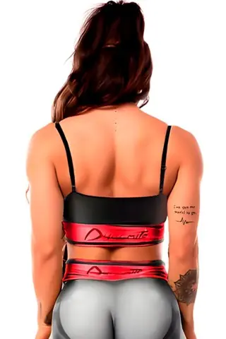 Mercury Black Red Printed Top Mercury Black Red Printed Top