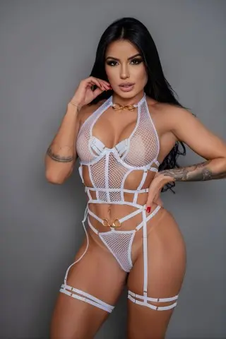 Conjunto Arrastão Scarlett Branco