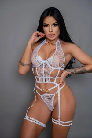 Conjunto Arrastão Scarlett Branco