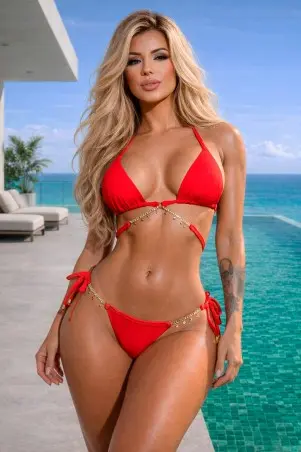 Red Angel Bikini