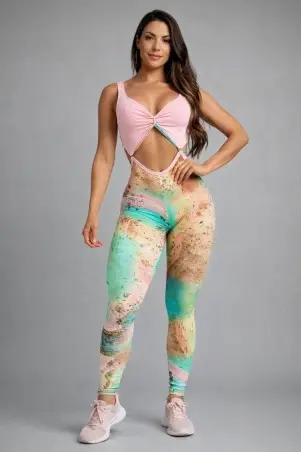 Tropical Breeze Jumpsuit W/U