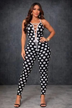 Polka Dot Pop Jumpsuit C/E