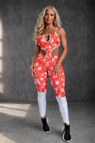 Red Starlight Jumpsuit