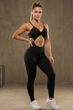 Macacão Zafira Black Donna Shape C/E