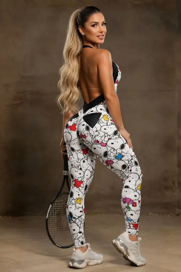 Macacão Donna Shape Snoopy Love C/E