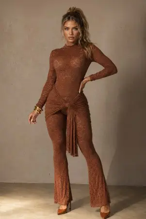 Secret Brown Jumpsuit
