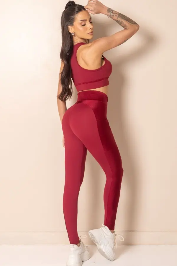 Legging Horizon Carmin Com Silk S/E Legging Horizon Carmin Com Silk S/E