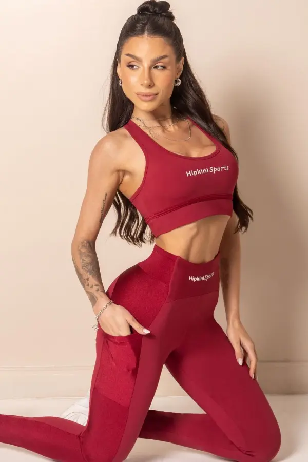 Legging Horizon Carmin Com Silk S/E Legging Horizon Carmin Com Silk S/E