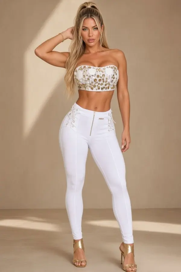 Conjunto Crystal Gold
