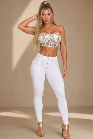 Conjunto Crystal Gold