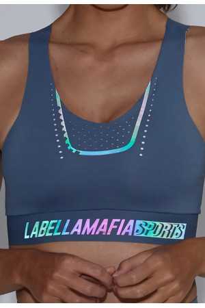 LabellaMafia Sports Finelux Blue Top