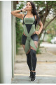 Dynamite Martial Green Jumpsuit