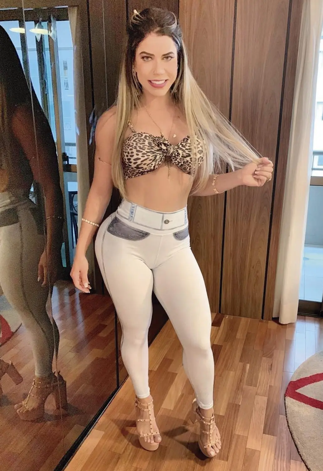 Light Fake Jeans Legging Light Fake Jeans Legging