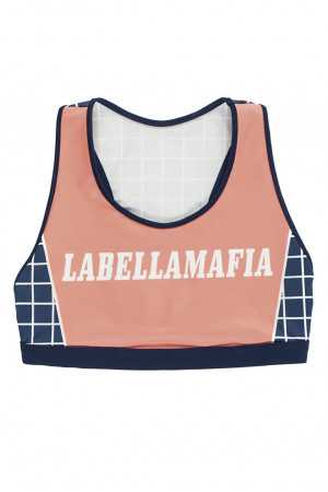 Top LabellaMafia Printed Grid