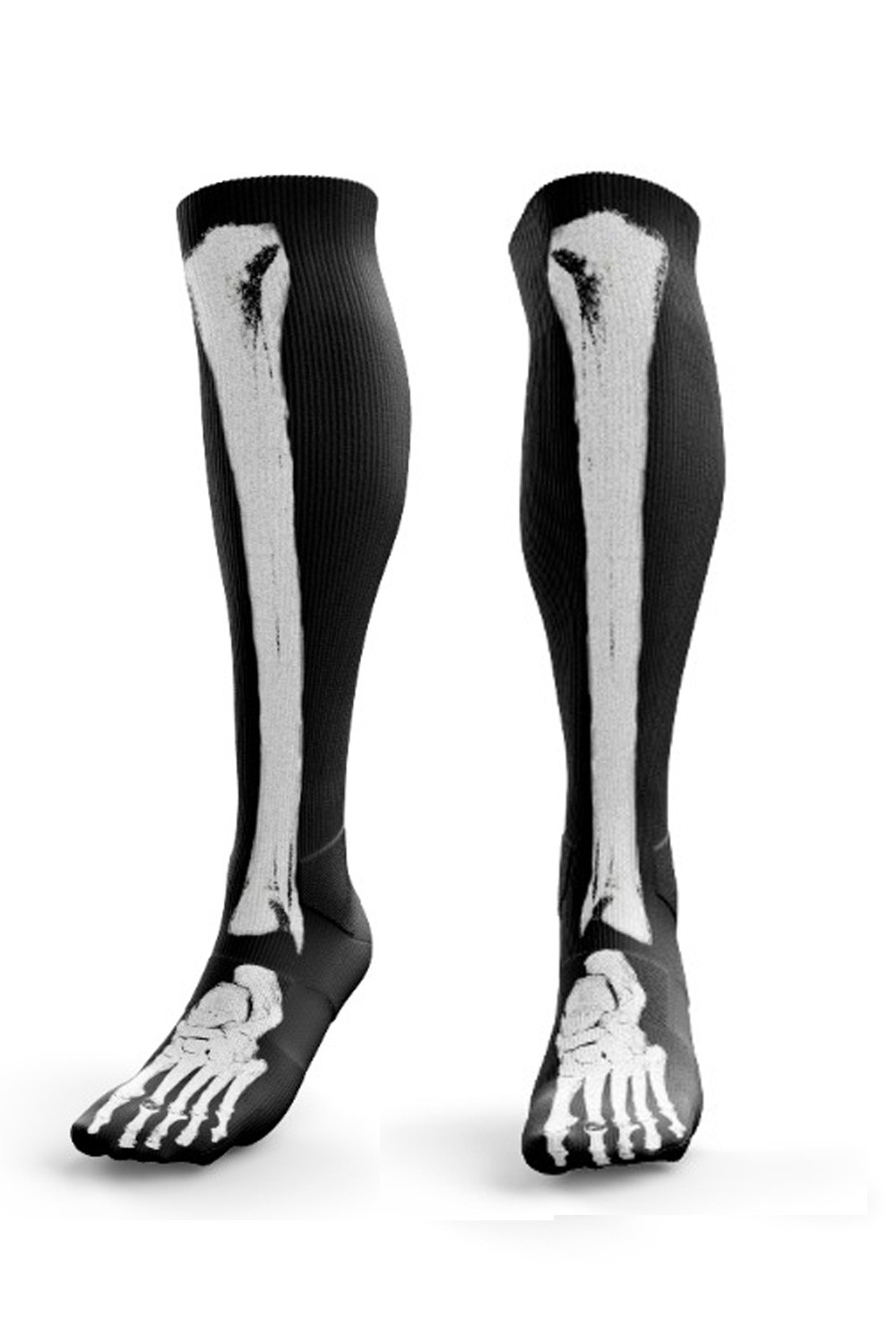 Skeleton Black Socks