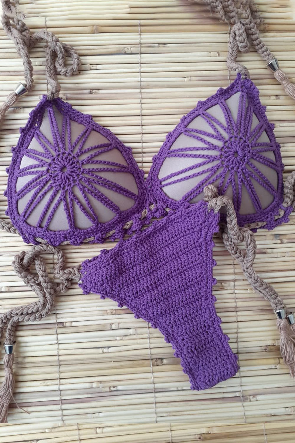 Crochet Lavander Bikini