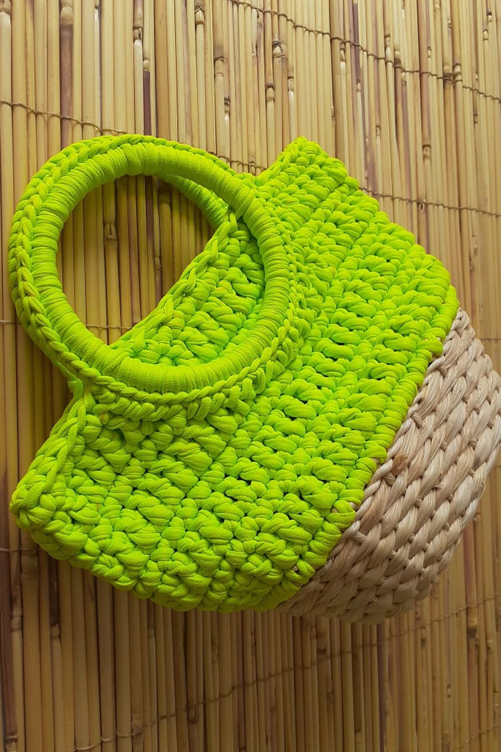 Crochet Lemon Beach Bag