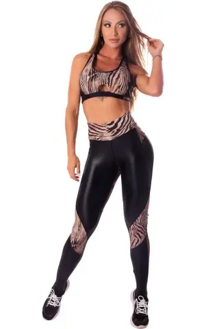 Legging Let's Gym Wild Heart Legging Let's Gym Wild Heart