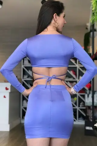 Conjunto Chocolate Doce Julia Lilás Conjunto Chocolate Doce Julia Lilás