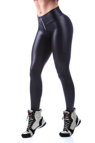 Black Legging Ziper Cirrê Dynamite